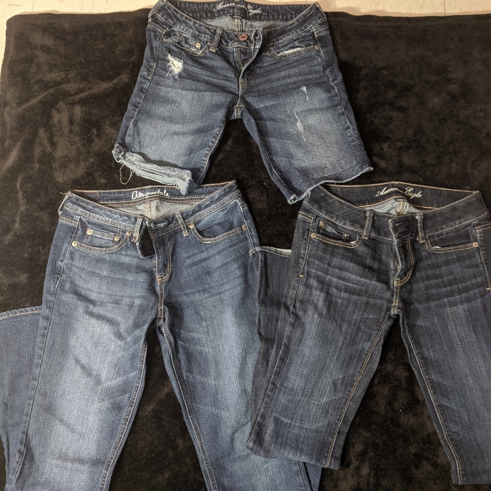 American Eagle + Aeropostale lot.